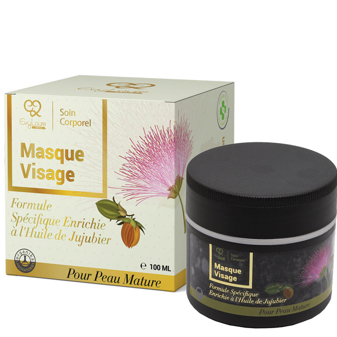 MASQUE VISAGE PEAU MATURE A L'HUILE DE FEUILLE JUJUBIER - 100ML