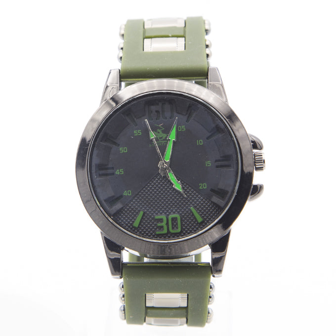 MONTRE POLO P0002 POUR HOMME VERT