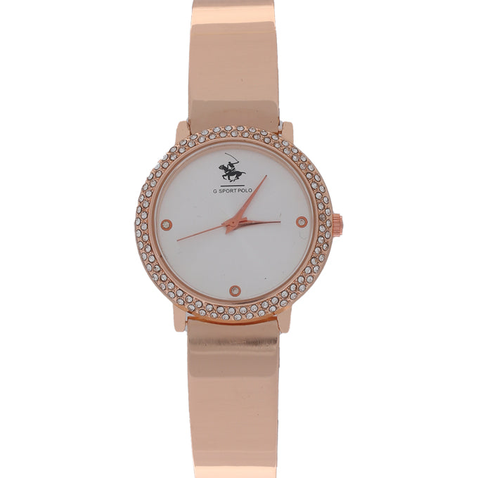 MONTRE POLO P0051 DORE ARGENTE. CAD DORE, INT ARGENTE. PM ROLEX.