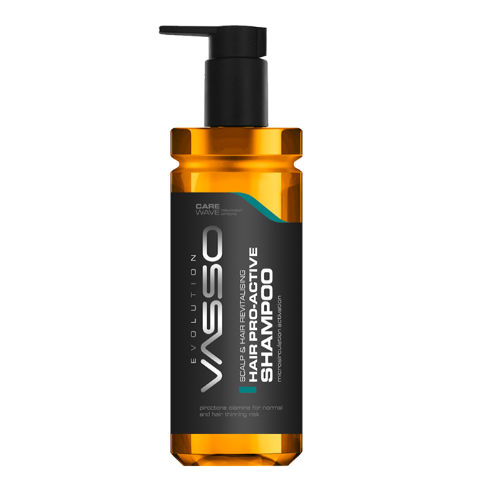VASSO PRO-ACTIVE HAIR SHAMPOO - Scalp and hair revitalising - 370 ML
