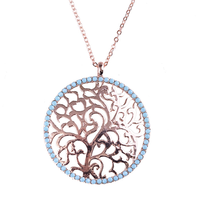 COLLIER ABRAN BORD TURQUOIS