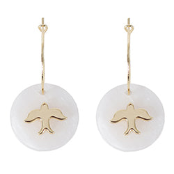 BOUCLE D'OREILLES HIRONDELLE
