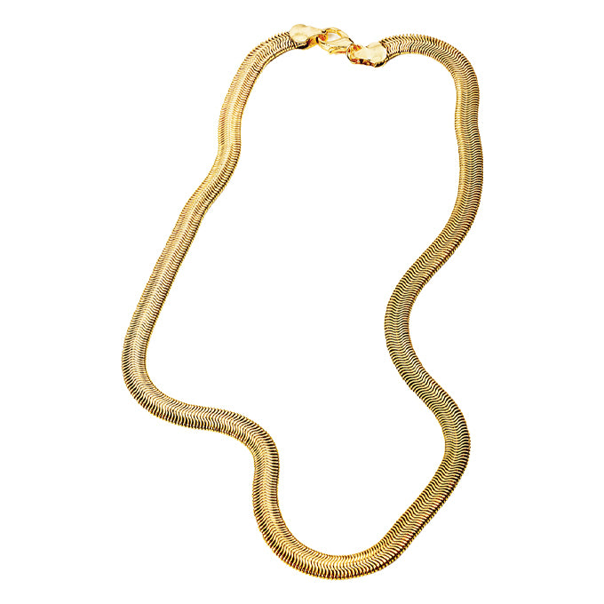 COLLIER DORE CHENOA EPAIS, RAS LE COUP