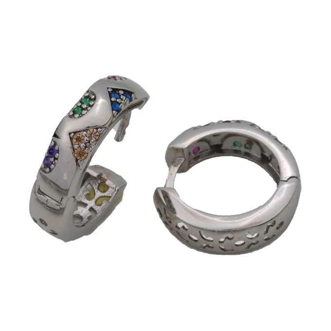 BOUCLE D'OREILLE APOLYNE ARGENTE