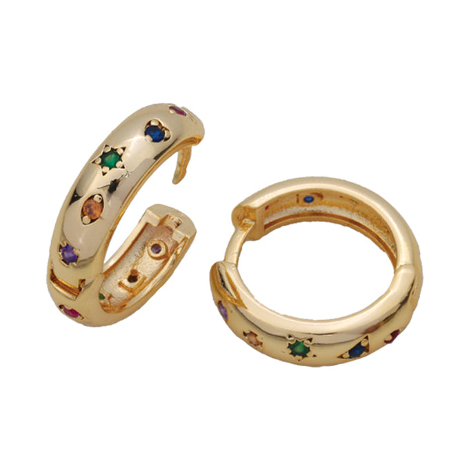 BOUCLE D'OREILLE KRYTENE DORE