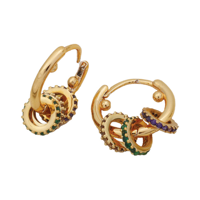 BOUCLE D'OREILLE BLAINE DORE