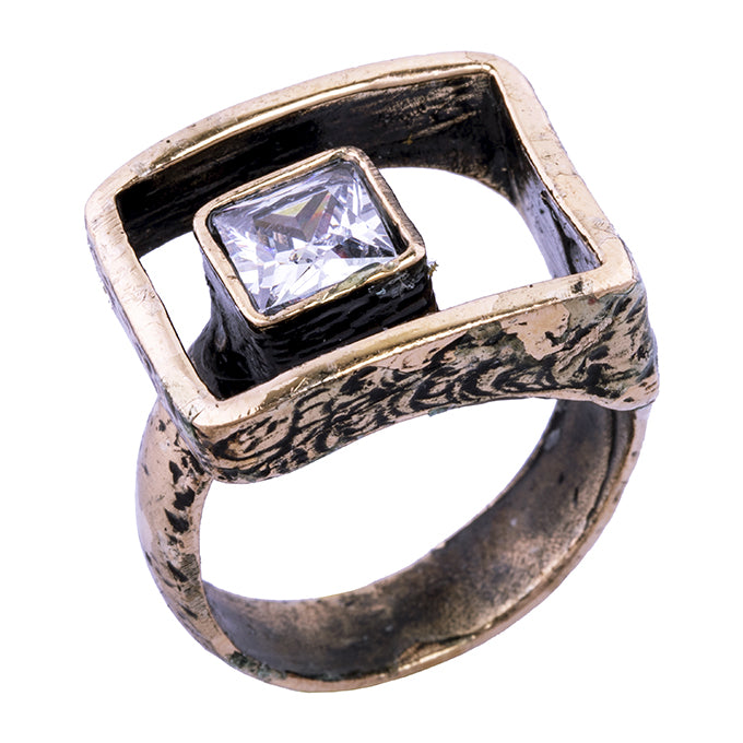 BAGUE AYLA AJUSTABLE EN BRONZE