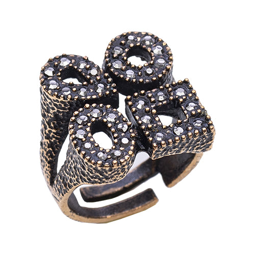 BAGUE ULRIKA EN BRONZE AJUSTABLE