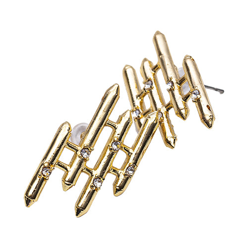 BOUCLES D'OREILLES ERINA EN BRONZE DORÉ