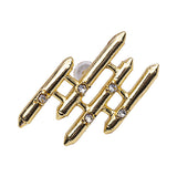 BOUCLES D'OREILLES ERINA EN BRONZE DORÉ