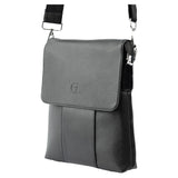 SAC BANDOULIERE KENNETH EN SIMILI CUIR NOIR