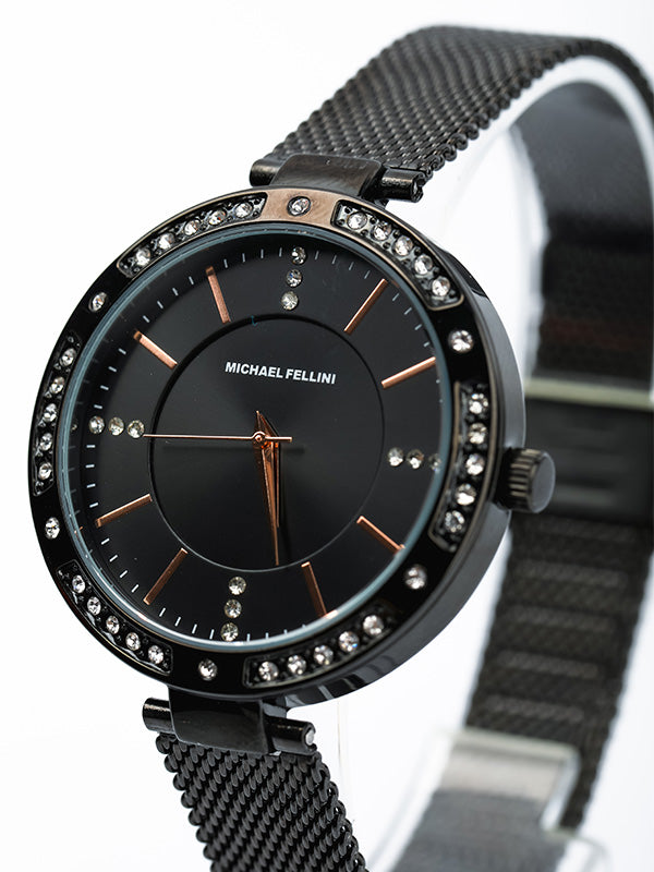 MONTRE AIDA NOIRE POUR FEMME
