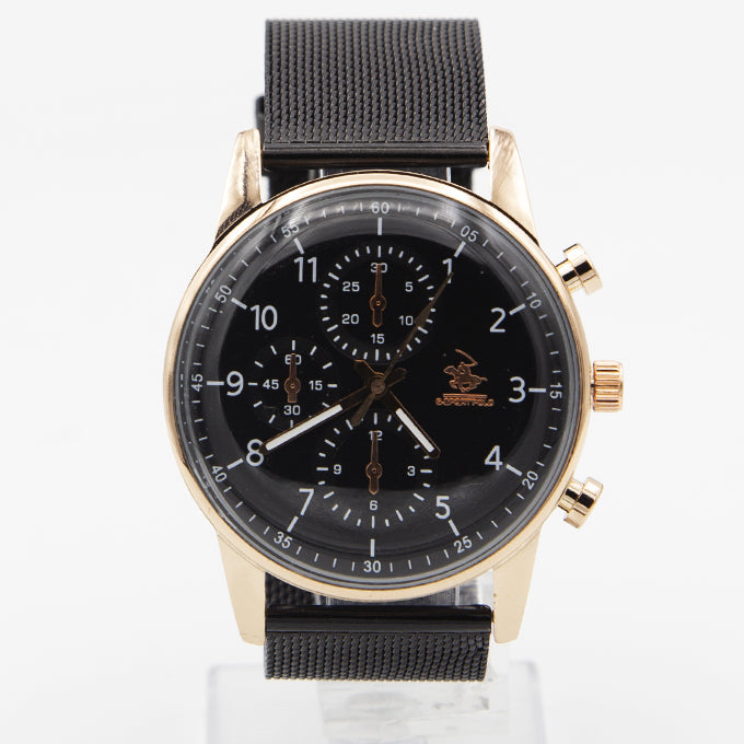 MONTRE POLO P0001 NOIR POUR HOMME.
