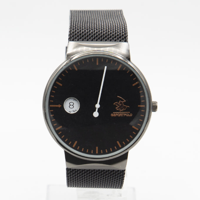 MONTRE POLO P0004 NOIR POUR HOMME