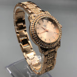 MONTRE POLO P0050 CUIVRE AUX STRASS. CAD CUIVRE INT CUIVRE.