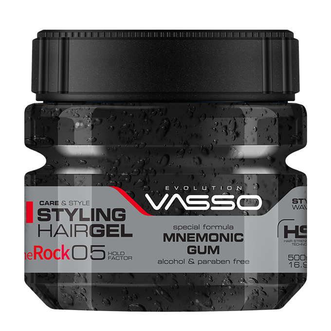 VASSO MNEMONIC STYLING GUM - THE ROCK - 500 ML