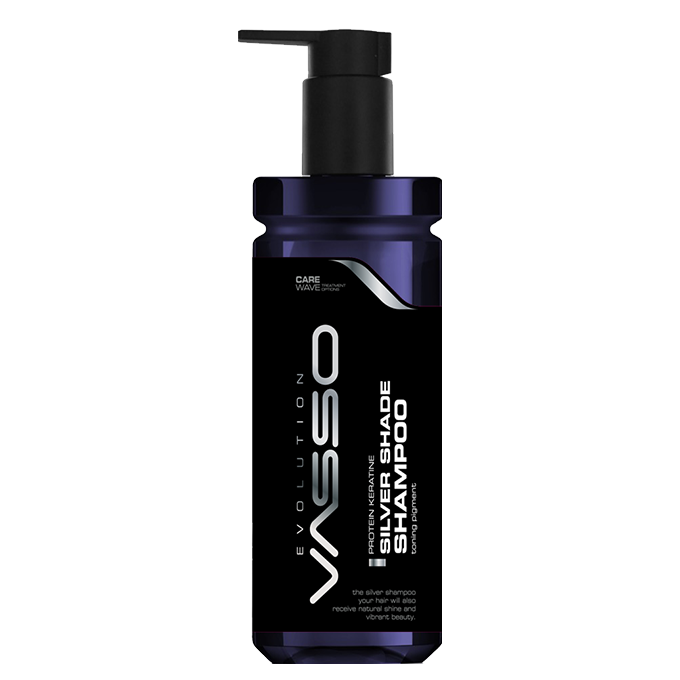 VASSO SILVER SHADE HAIR SHAMPOO - Protein Keratine - 370 ML
