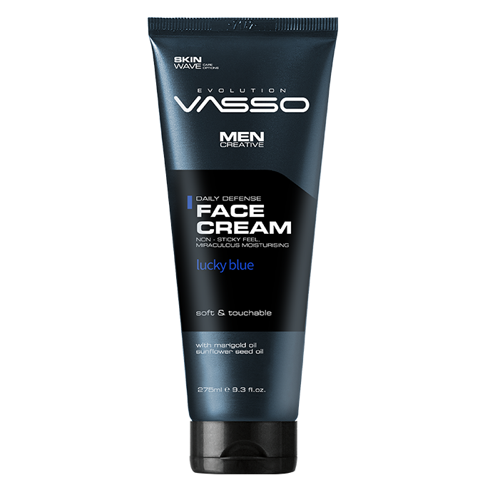 VASSO FACE CREAM TUBE - LUCKY BLUE - 275 ML
