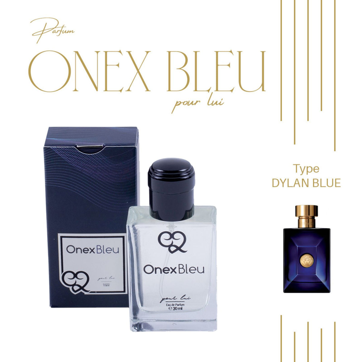 ONEX BLEU 30ML - Type DYLAN BLUE