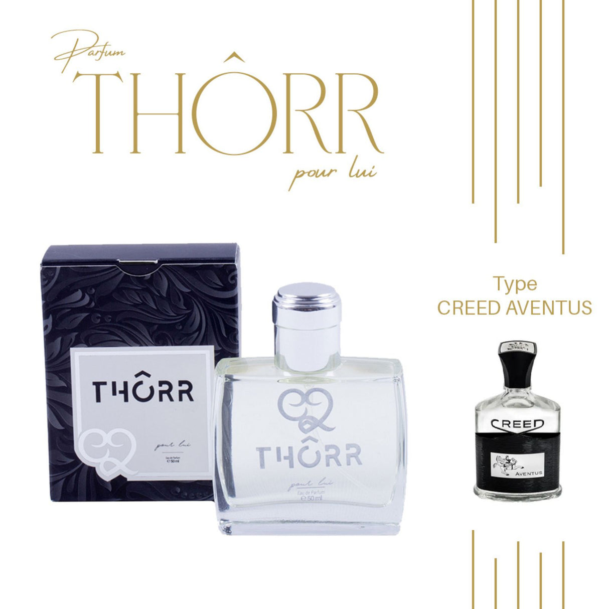 THÔRR 50ML - Type CREED AVENTUS