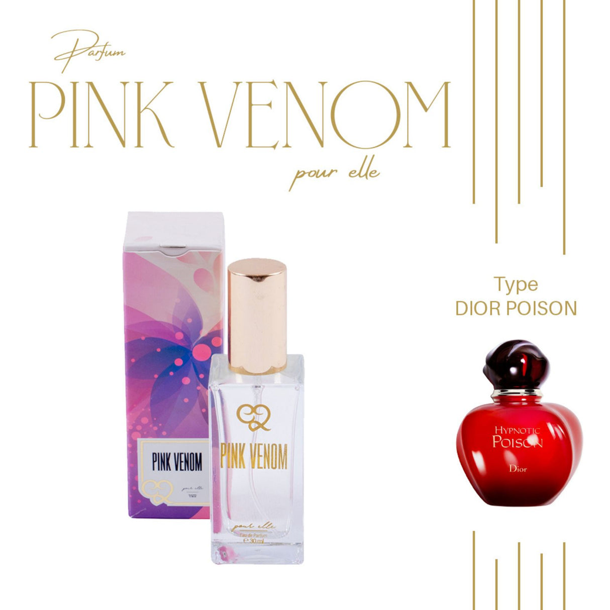 PINK VENOM 30ML - Type DI0R POISON