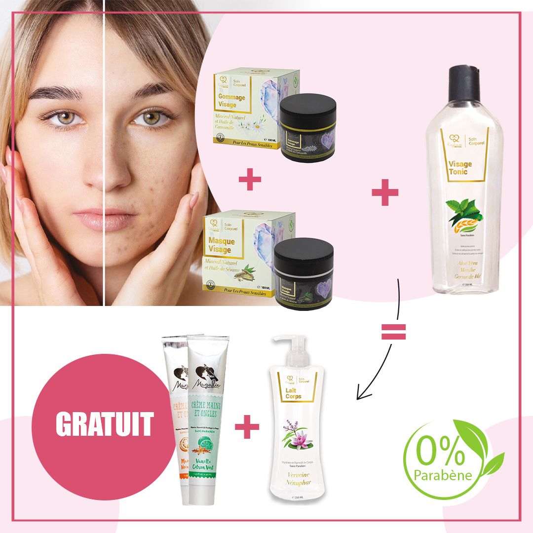 Pack Soin Visage & Corps - Peaux Sensibles